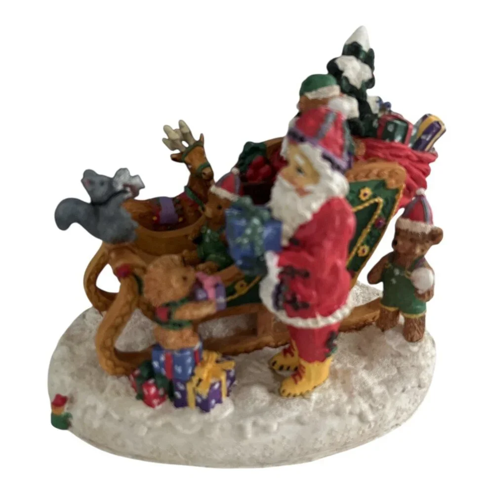 Vintage 1994 International Christmas Santa’s Bout Ready to Fly Figurine Bears Sl